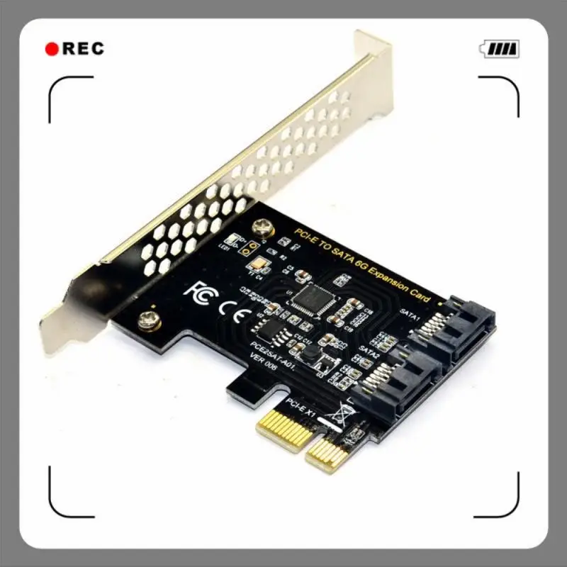 Адаптер SATA PCI-E 2 порта 3 0 на PCIe X1 X16 карта расширения PCI-e PCI Express конвертер