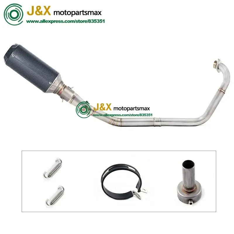 Мотоциклетная полная выхлопная система Escape Slip On для Yamaha YZF R15 R125 MT125 V3 MT15 MT-15 2008-2017