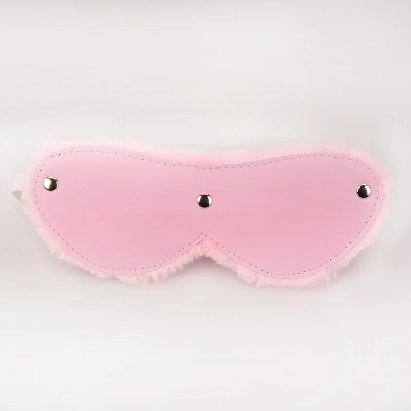 Пушистая маска для глаз флирт повязка на глаза БДСМ бандажная секс игрушка