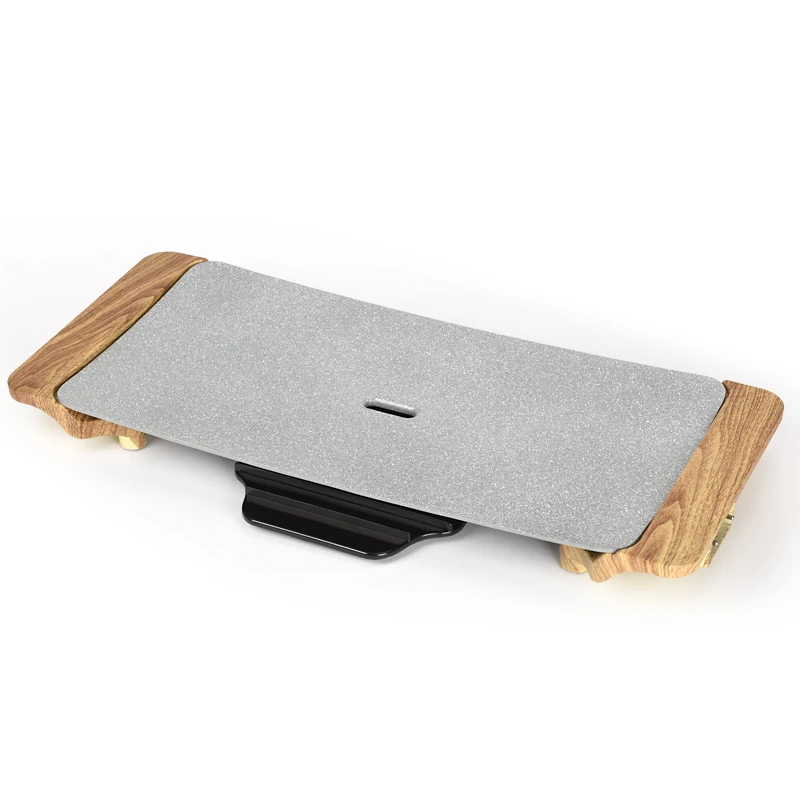 Купить Электрический гриль, домашняя электрическая противень Teppanyaki, антипригарный гриль, Бездымная барбекю-машина, домашние Грили для барбекю