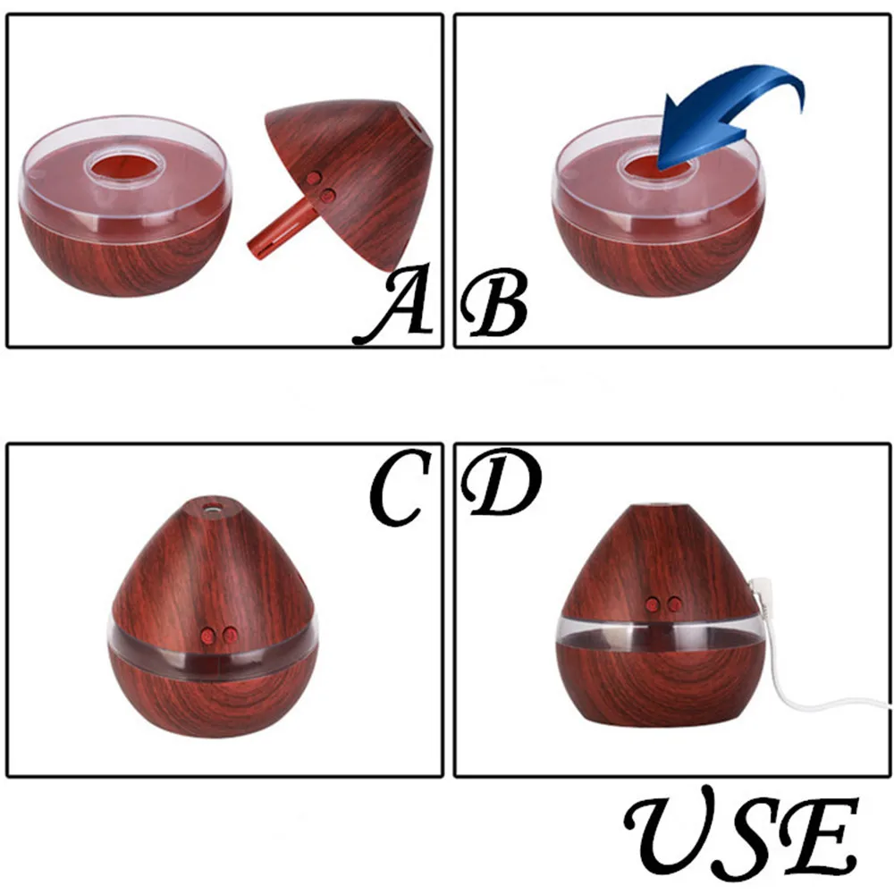Air Purification Aroma Essential Oil Diffuser LED Aromatherapy Humidifier Car Accessories Electric Fashion Filter Gifts | Дом и сад
