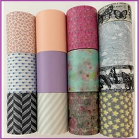 wide washi tape solid color washi paper tape basic pattern design