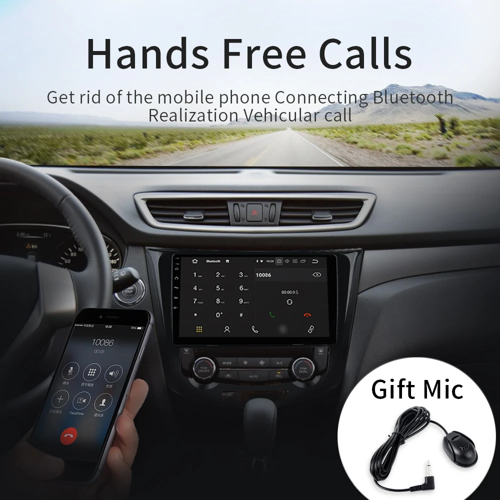 Dasaita 10," Android 9,0 автомобиля gps радио для Nissan X-Trail Qashqai J10 J11 стерео Мультимедиа gps навигация