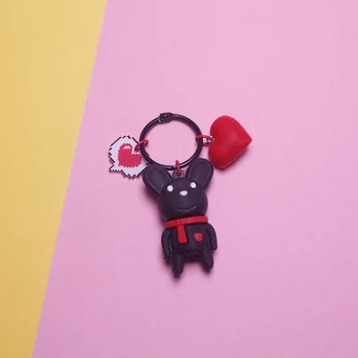 Мультяшная милая маленькая поросенка брелок для ключей мышь Подвеска пары