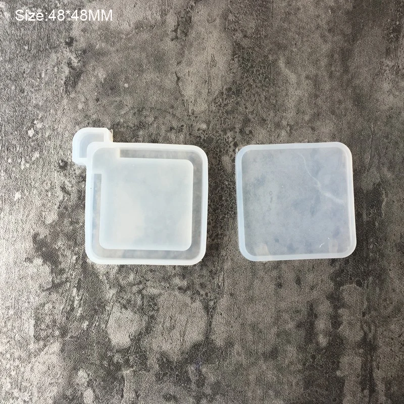Small Square 1 шт., 12 видов конструкций, Жидкая силиконовая форма для изготовления ювелирных изделий, сделай сам, ручная работа, Exoxy, полимерные формы, ювелирные изделия, инструменты - Цвет: Small Square