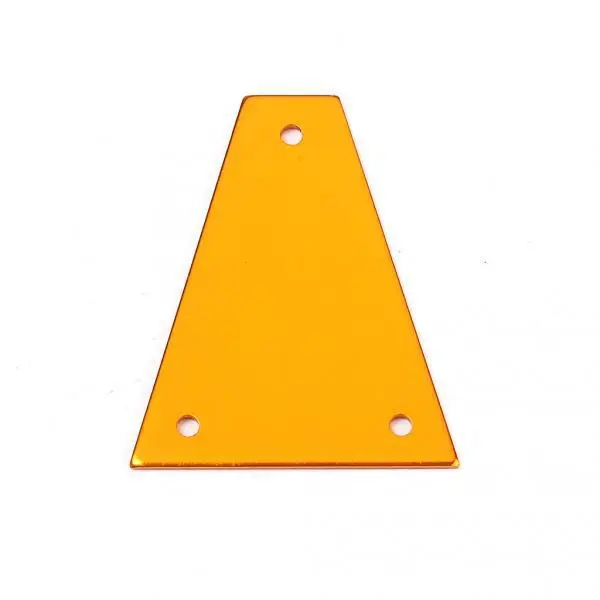 2x Triangle Truss Rod Cover for Jackson Guitar Musical Instrument Parts - Gold | Спорт и развлечения