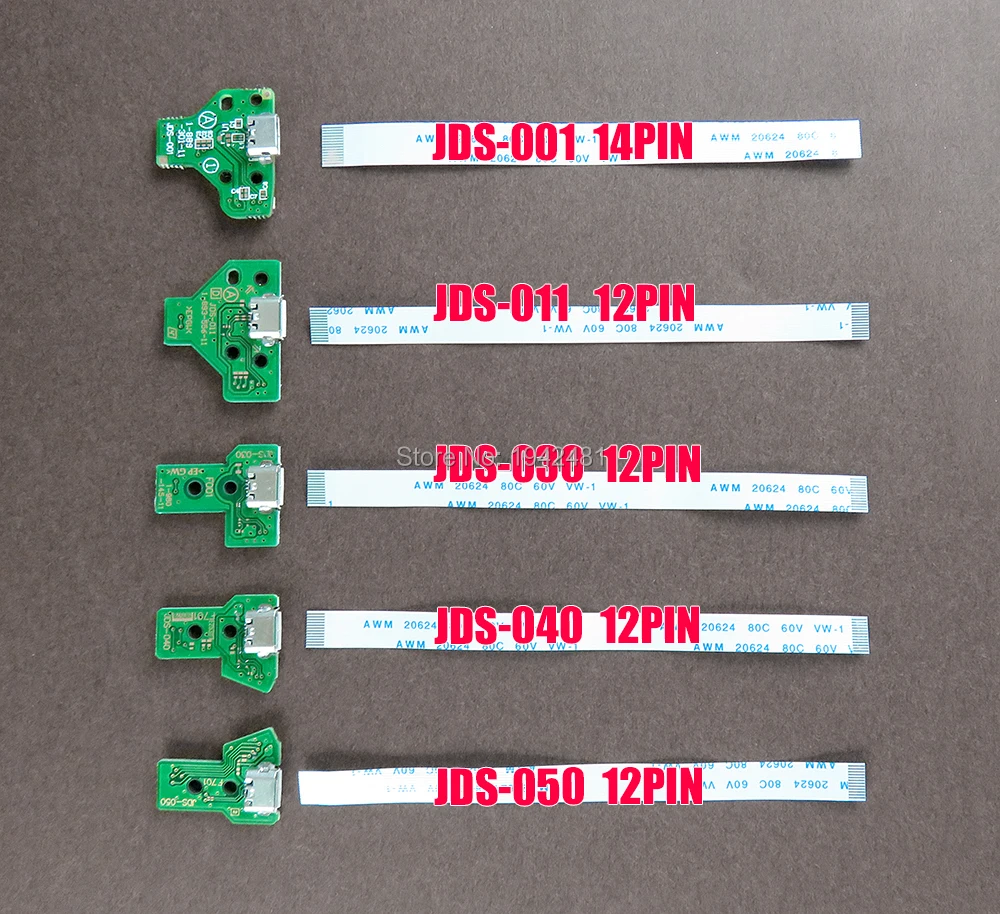 JDS-001 JDS-011 JDS-030 JDS-040 JDS-055 зарядка через usb Порты и разъёмы плата с кабелем для Playstation 4 контроллер USB Порты и разъёмы для PS4