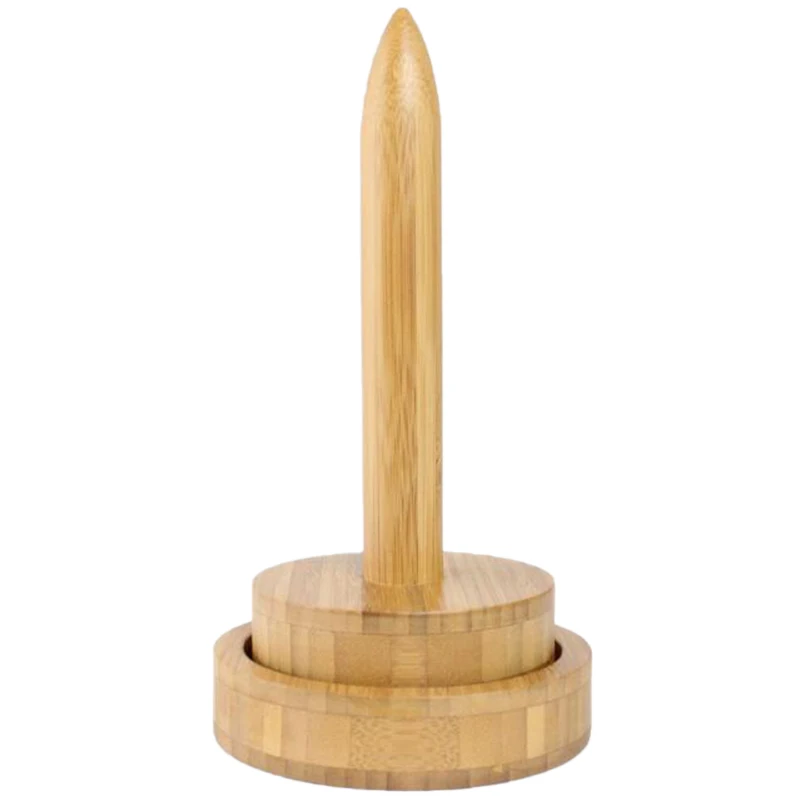 Деревянная пряжа ось вращения бамбуковое падение шпинделя большая Базовая