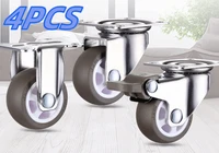4pcs 360 degree swivel caster rubber wheel noiseless wheel shopping cart trolley cabinet 11 251 52 inch