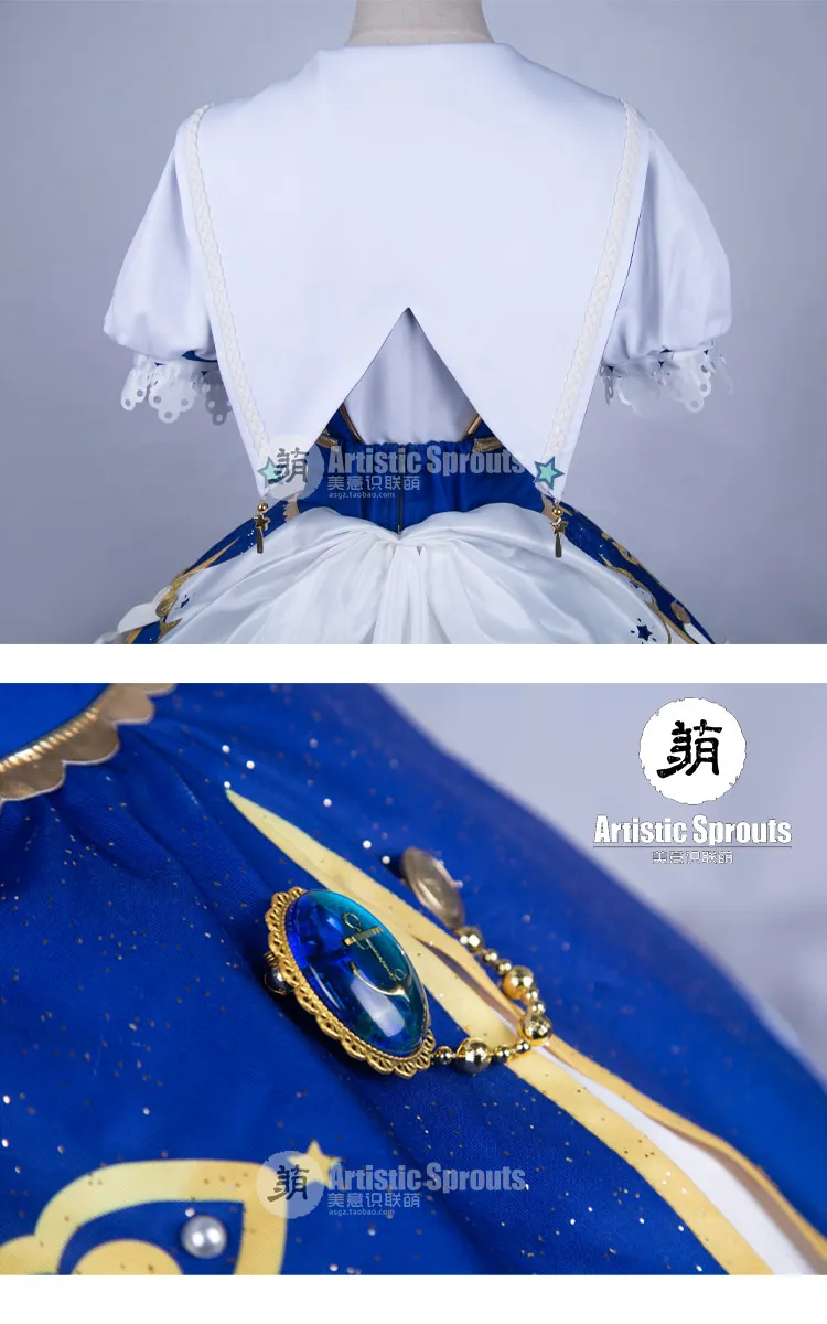 

Anime Lovelive Arcade Game Ayase Eli Cosplay Costume uniform dress female