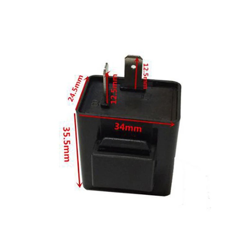 

1Pc Universal Motorcycle LED Lights Adjustable Frequency Square Flashing Blinker