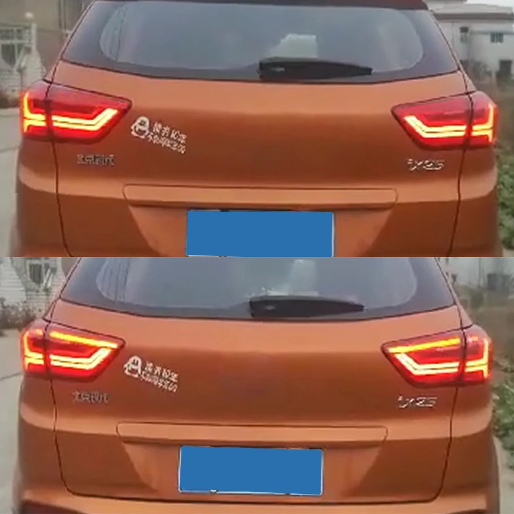 Светодиодный льная светодиодная задняя фара для Hyundai IX25 Creta 2014 2018 задние фонари