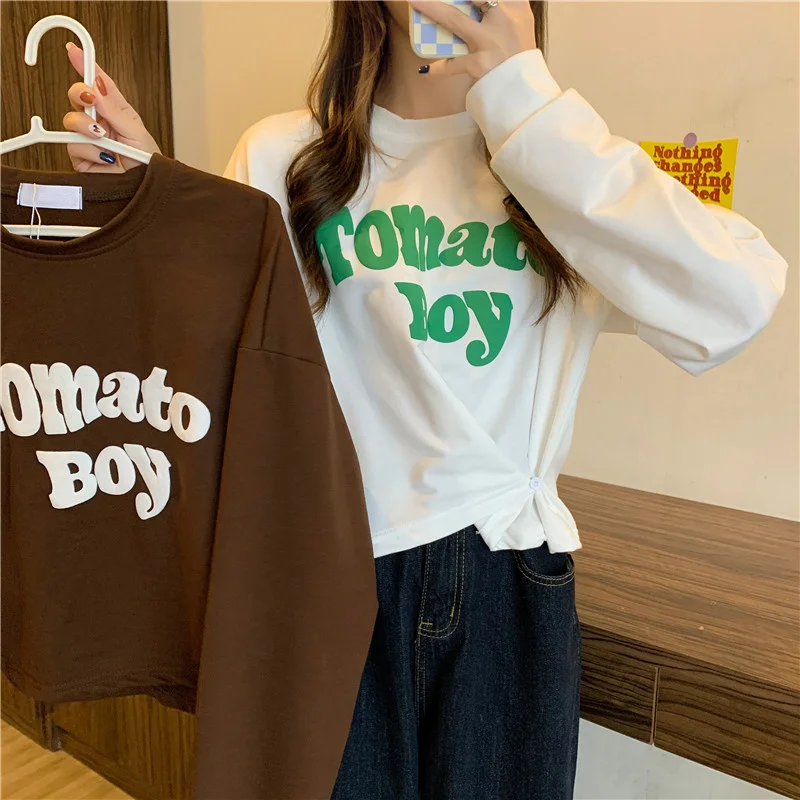 

Irregular Long Sleeve T-shirt for Women