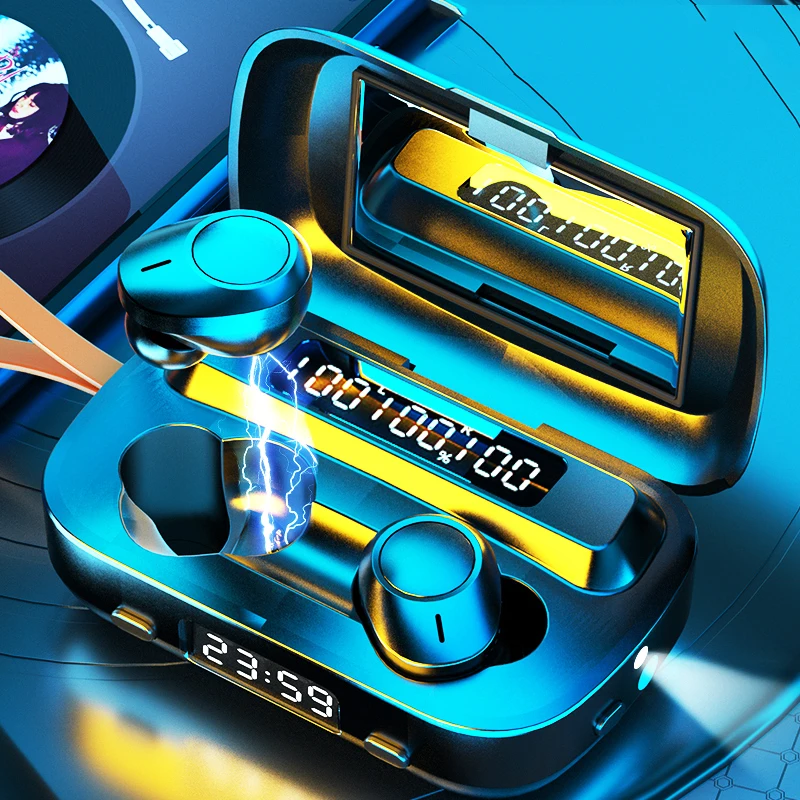 Bluetooth 5 0 беспроводная гарнитура с микрофоном и зарядным устройством беспроводные