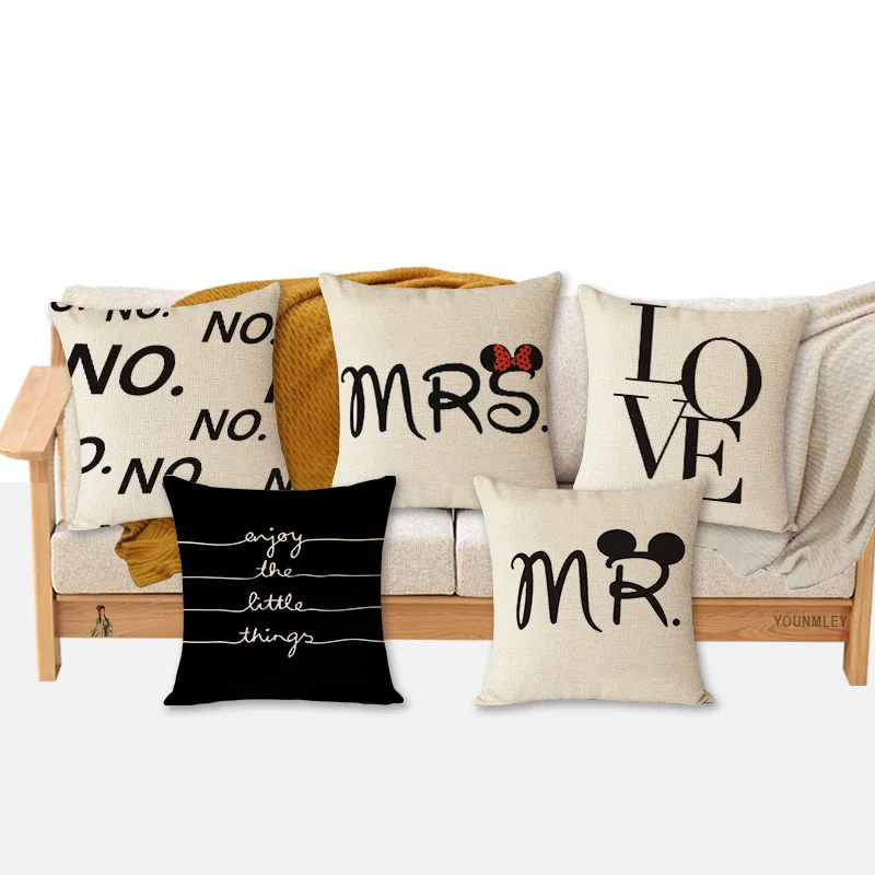 Удобный чехол для подушки дивана автомобиля стула дома декоративные простые