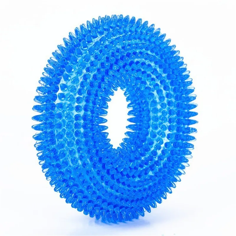 Игрушка для питомцев защищенная от укусов пищащая игрушка мяч резиновый звук