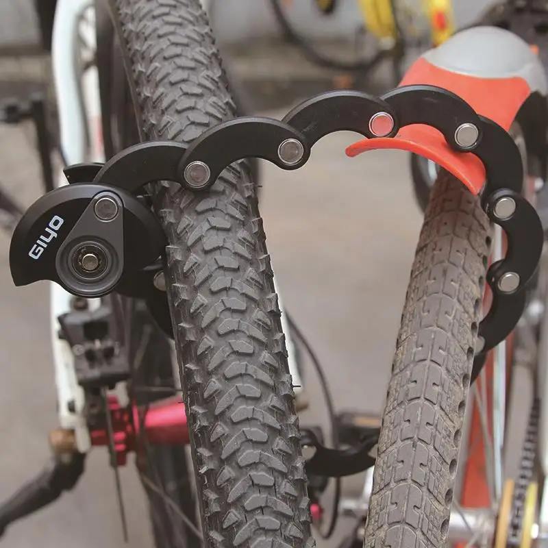 Новый анти кражи складной замок для MTB дорожный велосипед мотоцикл цепи трос