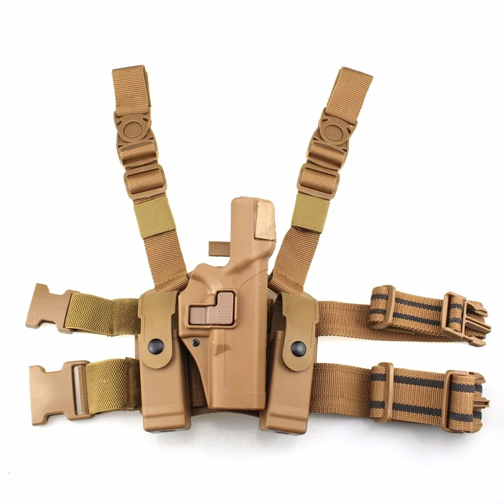 Тактическая набедренная кобура правое бедро весло ремень уровень 3 замок Duty