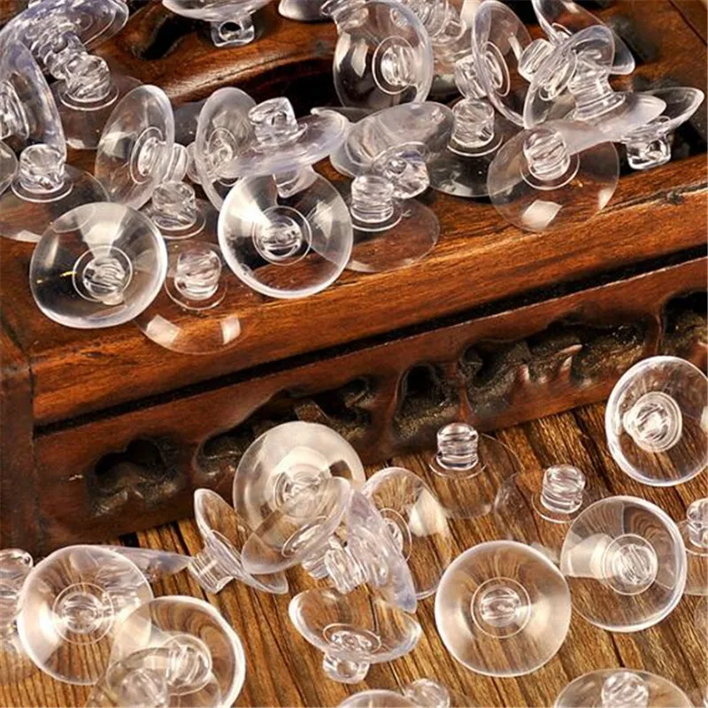 50 шт 3 см пластиковая прозрачная прокладка для свадебного украшения автомобиля