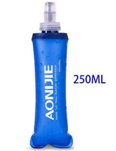Силиконовая бутылка для воды AONIJIE, 250-600 мл - изображение