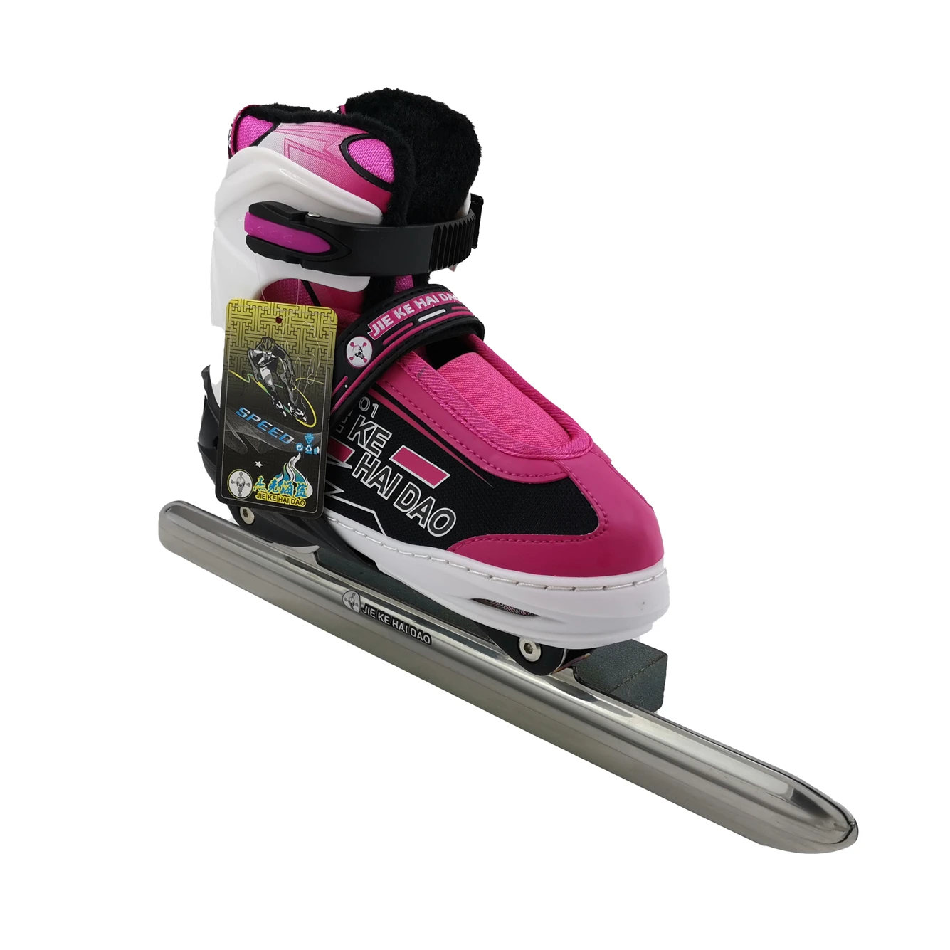 Обувь для катания на коньках с регулируемым размером Бархатная обувь Теплые