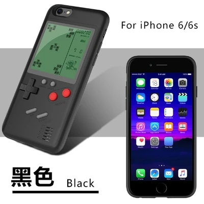 Красный 10 шт., чехлы для телефона Gameboy Tetris для Iphone 7, 8 plus, мягкий чехол из ТПУ, чехол для игровой консоли Blokus, чехол для Iphone X 6, 6S plus - Цвет: Красный