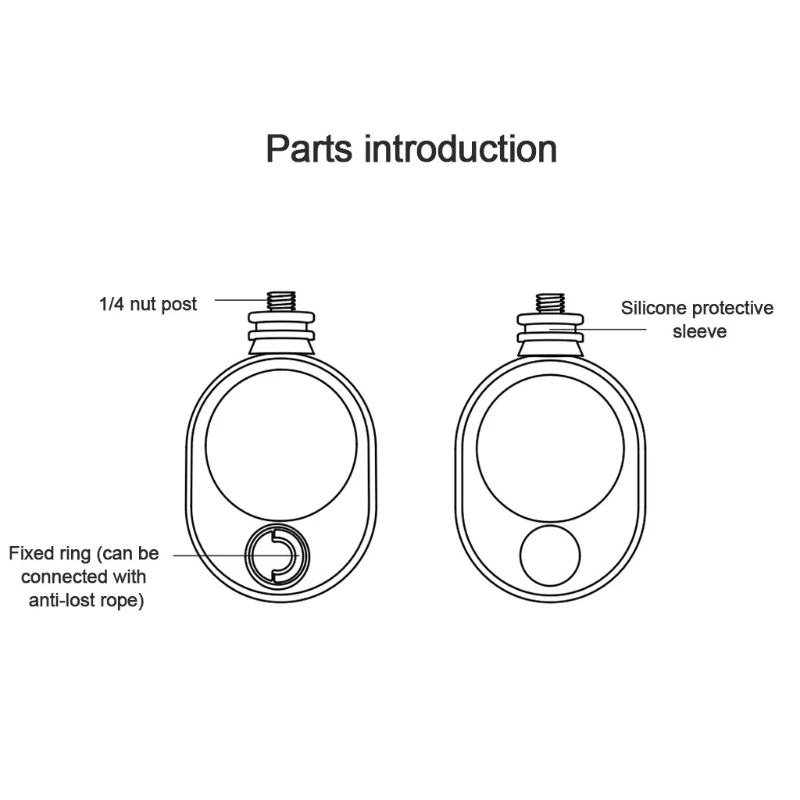 

Pocket Size Bullet Time Cord for ONE X2 Panoramic Sports Camera With Fixed Ring