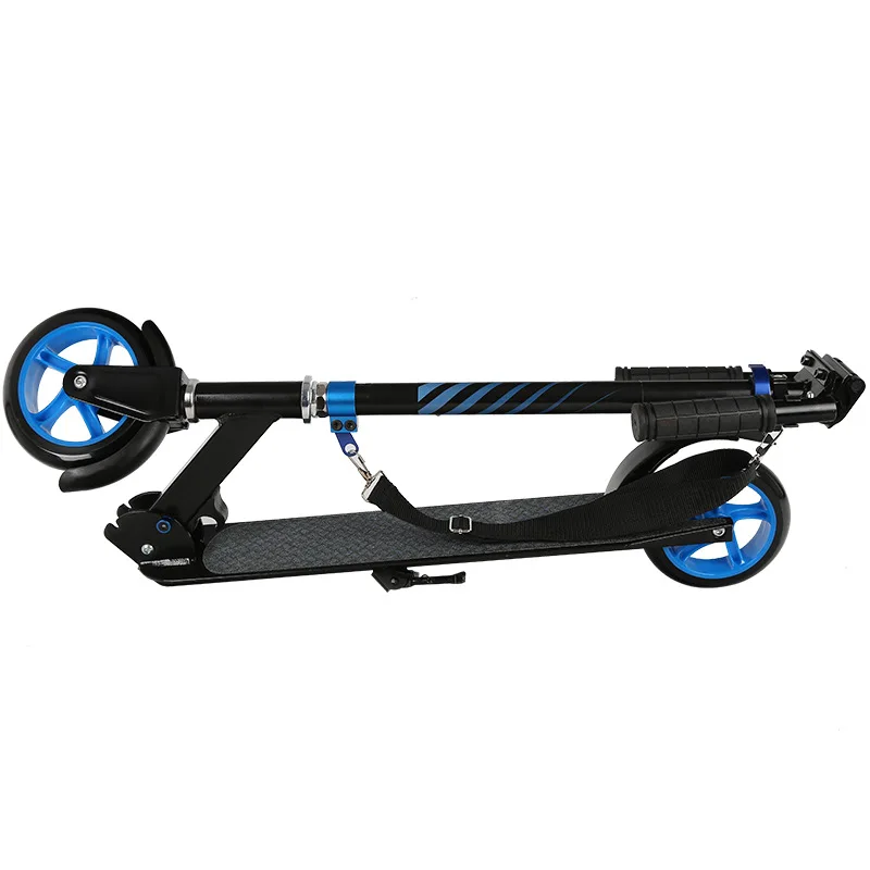 Складной Двухколесный самокат из алюминиевого сплава для взрослых | Спорт и