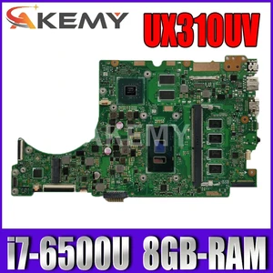 ux310uv laptop motherboard for asus zenbook ux310uq ux310uqk ux310u original mainboard 8gb ram i7 6500u gt940mx 2gb free global shipping