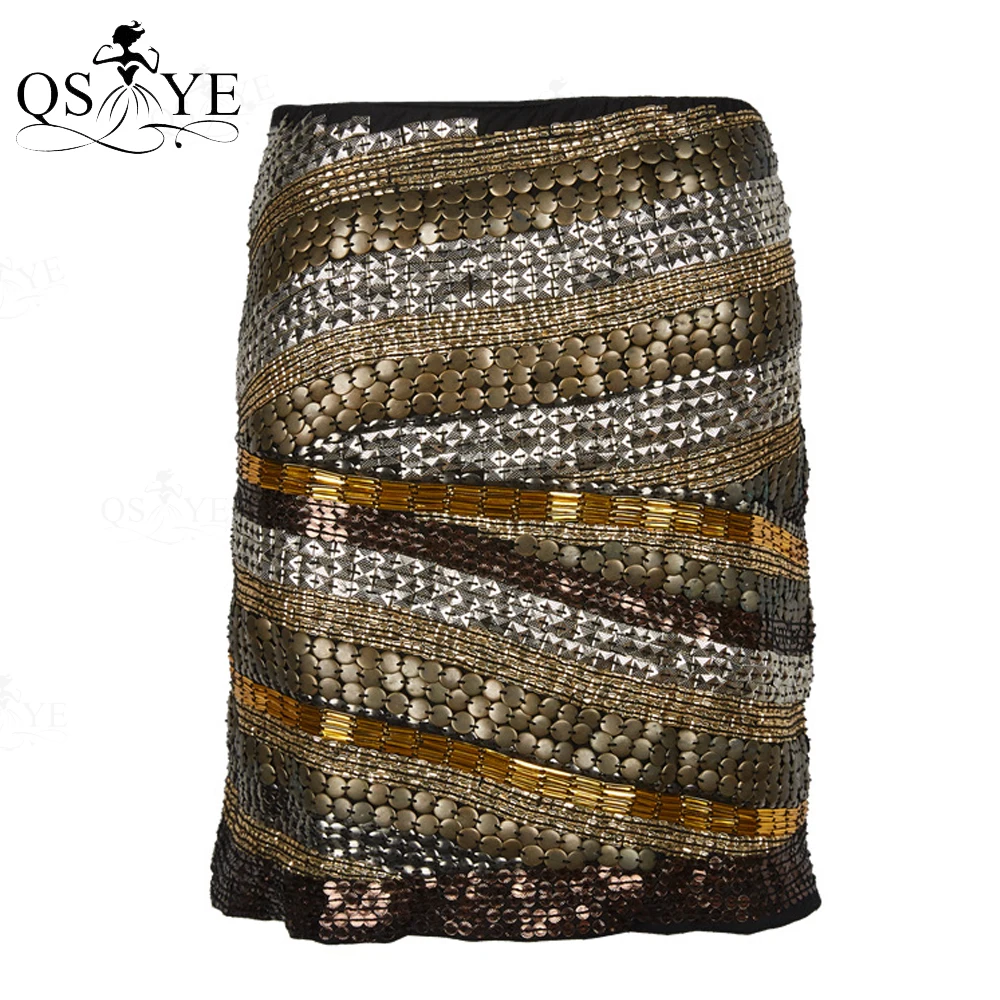 

QSYYE Sequin Short Evening Dresses 2020 Glitter Mermaid Prom Gown Sexy Stones Party Dress Fitted Short Formal Dress