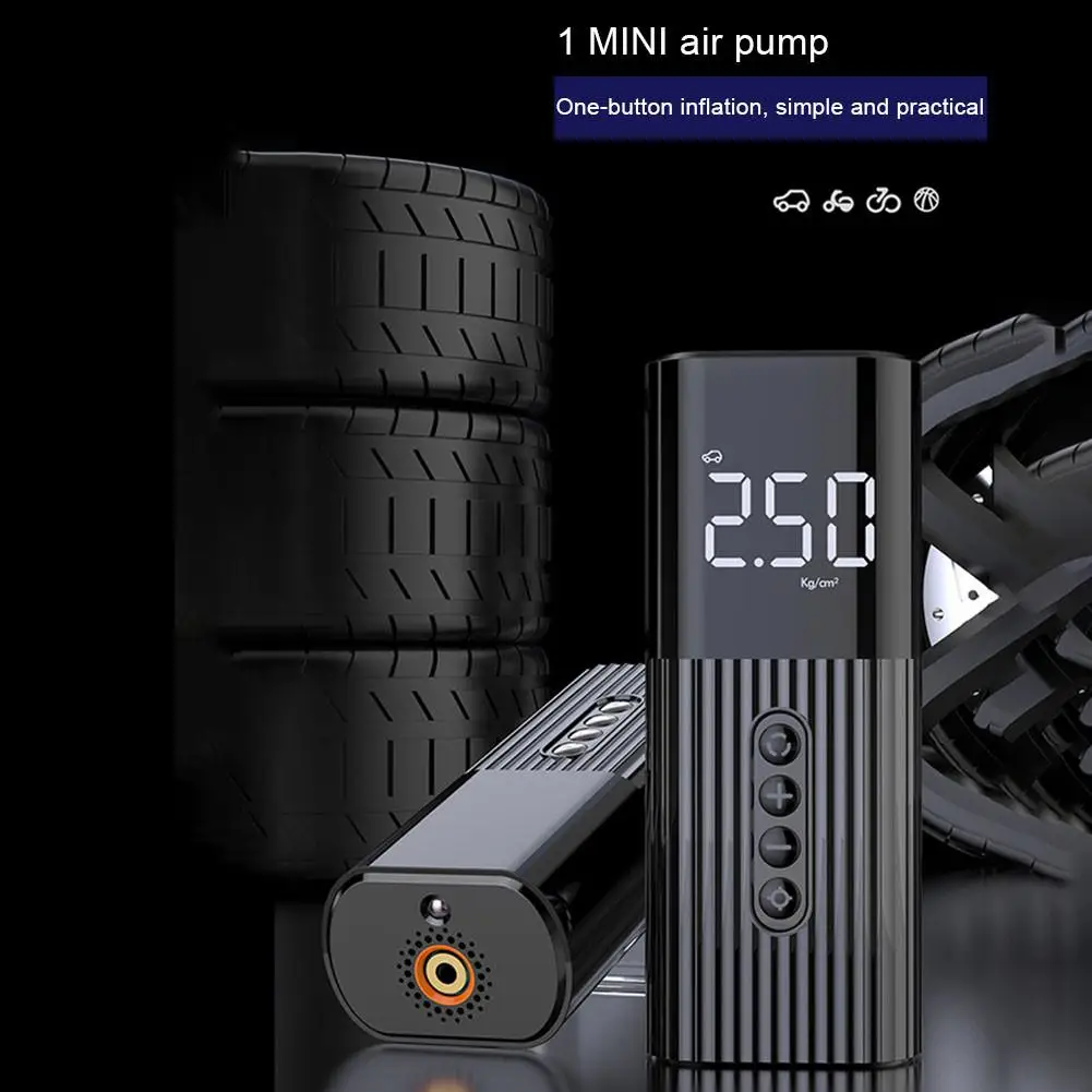 Автомобильный мини воздушный насос портативный ПВХ огнестойкий материал шинный