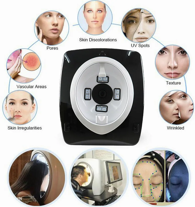 

Moisture Meter Skin Moisture Oil Content Analyzer Tester Meter Battery Operated Moisturizing Facial Care Monitor Tools