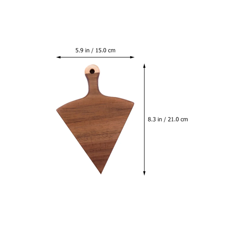 

6pcs/Set Wooden Divisible Tray Pizza Tray Dinner Tray Wooden Steak Service Tray