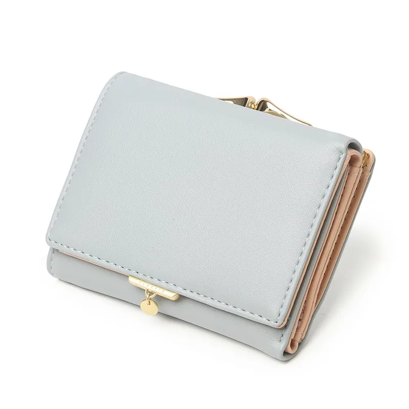 Маленький кошелек для женщин с милыми замками фирменный Женский из 2020