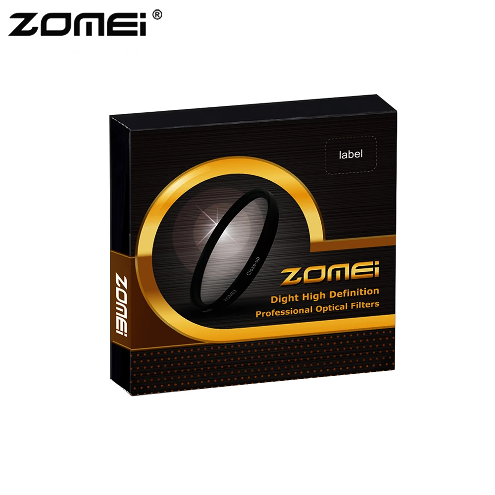 Комплект фильтров для объектива камеры DSLR ZOMEI 40 5/49/52/55/58/62/67/72/77 мм + 1 2 3