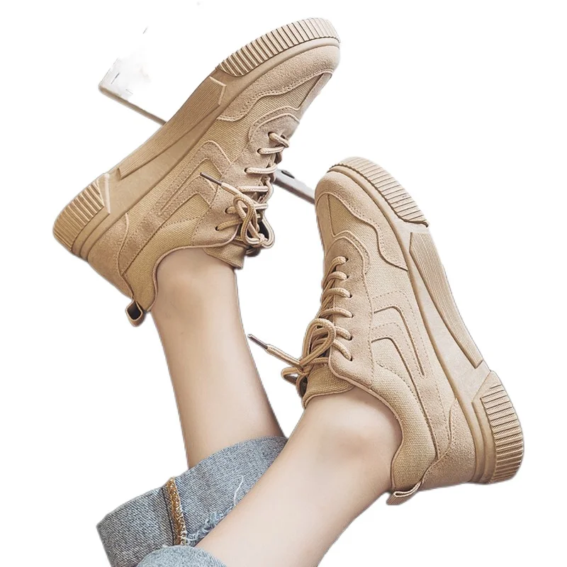 Canvas Black Brown Women's Sneakers Womens Woman Vulcanize Shoes for Women 2021 Woman's Sport Shoe Footwear Zapatillas Mujer