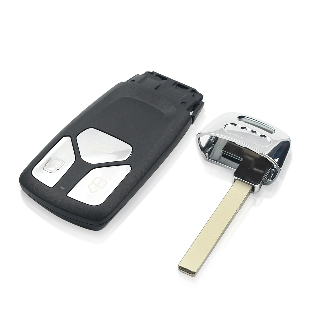 Dandkey 3 /4 кнопки Smart Remote Car Key Shell для Audi TT A4 A5 S4 S5 Q7 SQ7 2017 2018 запасной пустой чехол
