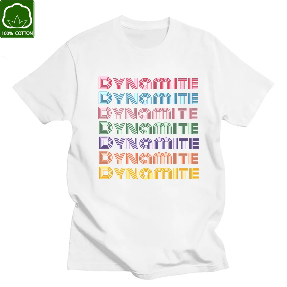Camiseta de algodón Unisex, prenda de vestir, de manga corta, estilo Harajuku Vintage de los 90, Hip-Hop, con estampado de Kpop dynamine, de estilo coreano idol Bangtan, 2021