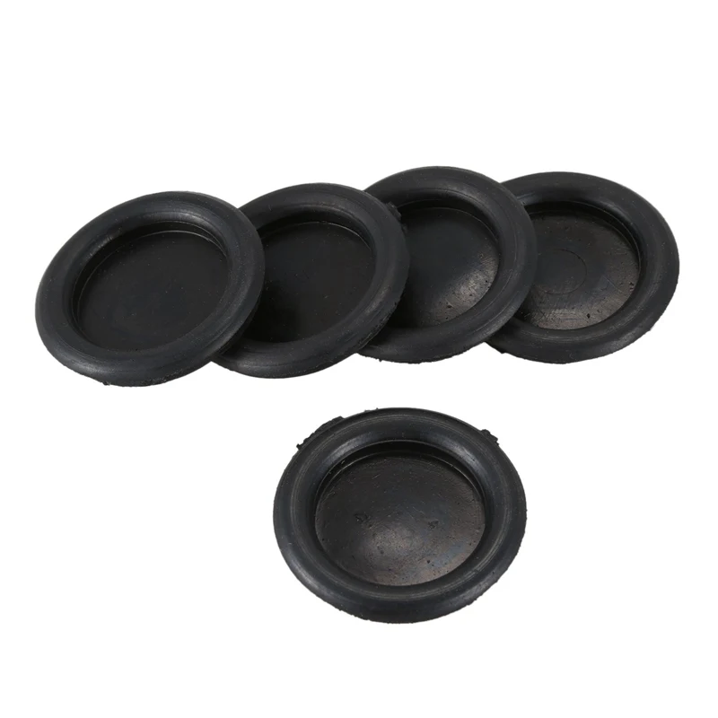 Новые 5 шт. черные резиновые закрытые глухие отбеливающие отверстия Кабельные