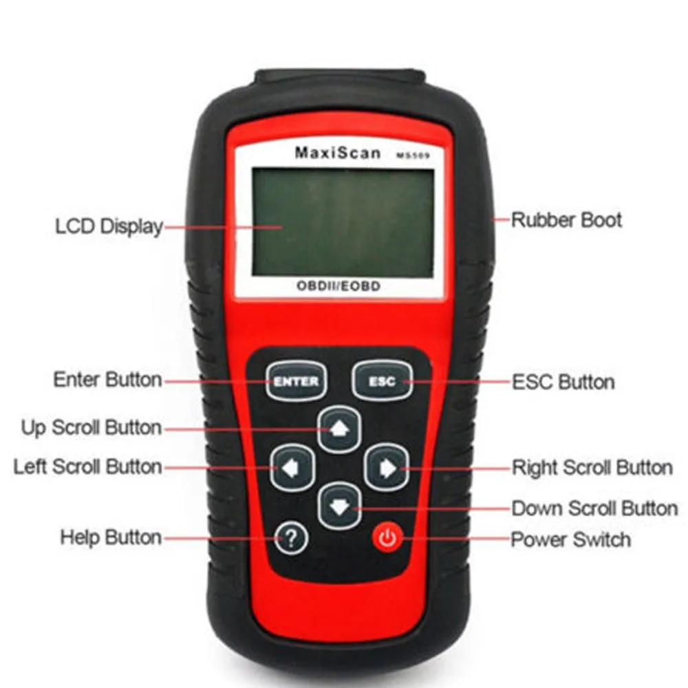 Франшиза код читателей и сканирующие инструменты lcd автомобилей EOBD OBD2 OBDII Live