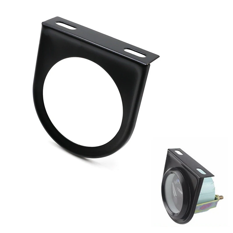 

1 шт. Универсальный черный держатель для автомобильного датчика с одним отверстием, 2 дюйма, 52 мм, железный кронштейн, автомобильный держател...