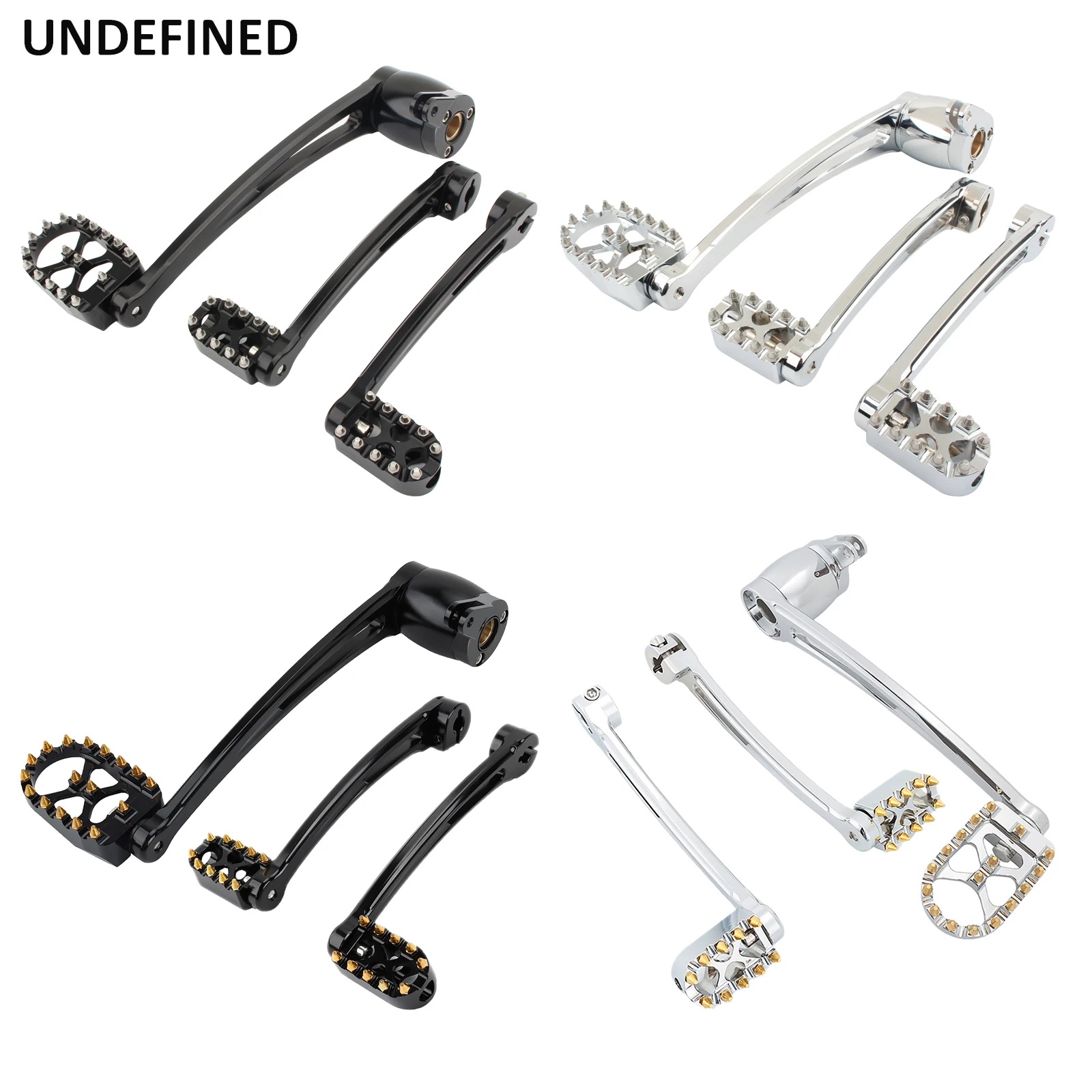 Motorcycle Brake Arm Kit MX Offroad Heel Shift Lever Shifter Pegs For Harley Touring Road King Street Road Glide Trike 2008-2013