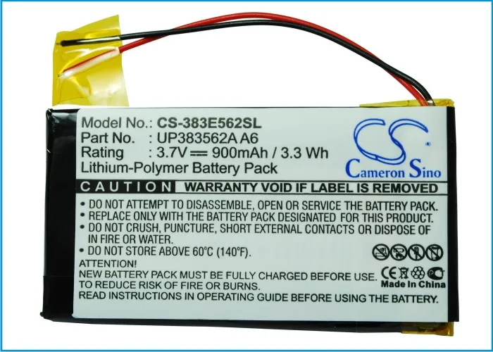 

CameronSino for PALM Tungsten E UP383562A A6 battery