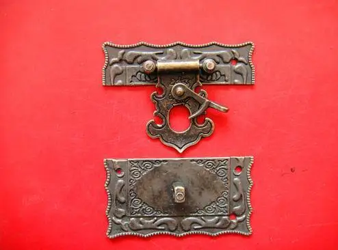 20 шт./лот 51*43 мм квадратные защелки из бронзового сплава застежка в стиле ретро