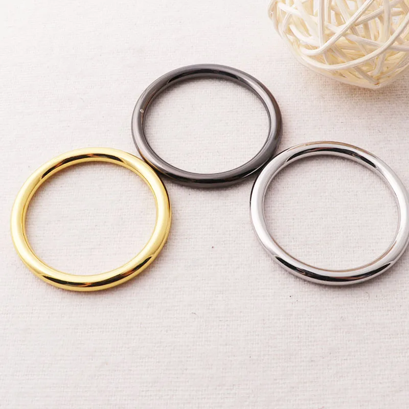 10 шт. Металл золото/темно серый/Серебряный O кольца для пряжки колье ремень
