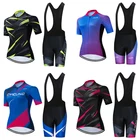 Женский комплект велосипедной одежды, дышащая велосипедная футболка, одежда для горных велосипедов, велосипедная форма, женская одежда, профессиональный короткий комплект, лето 2022