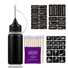 Полуперманентный крем для татуировок, натуральный растительный сок, крем для татуировок, пигмент для тела, для макияжа, женский водонепроницаемый набор инструментов сделай сам для нанесения геля для татуировок