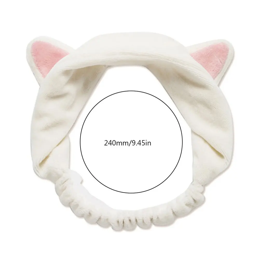 

Women Ears Tools Elastic Hair Headbands Party Makeup Party Hairband Accessories Face Wash Headdress Cute Cat Life Women
