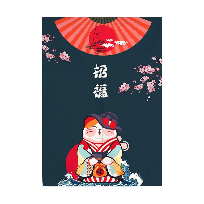 Японская занавеска для спальни кухни ванной комнаты фэн шуй|Занавески| |