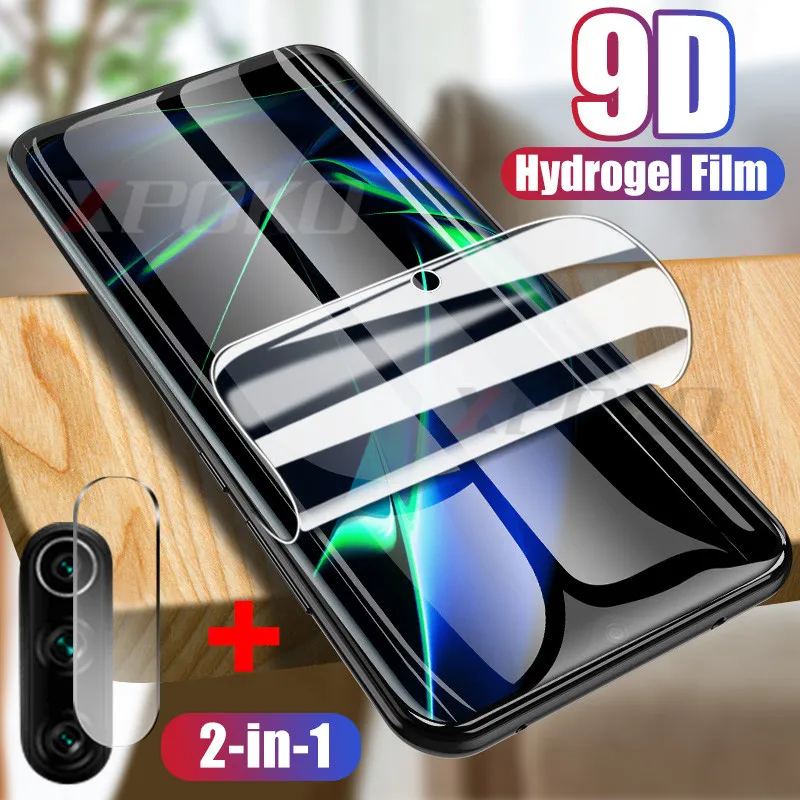 2 в 1 Защитная пленка для объектива камеры Xiaomi 9T Pro 9 SE Note 10 Гидрогелевая A2 Lite A3 Poco F1